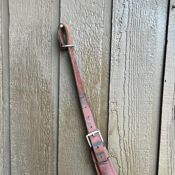 Breastcollar/Pulling Collar: Weaver - Plain, light brown leather - Picture 7 of 9